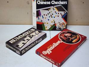 lot 291A image: (3) Assorted Board Games