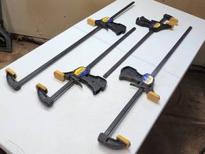 lot 397 image: (4) Quick Grip Woodworking Clamps