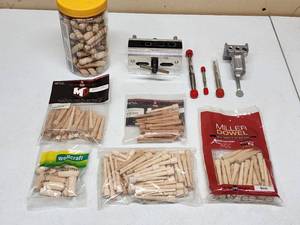 lot 379 image: Assorted Dowel Hole Jigs with Supplies
