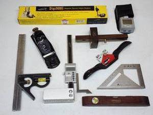 lot 406 image: Assorted Woodworking Measuring Accessories