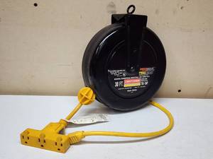 lot 461 image: Craftsman Retractable Power Cord Reel