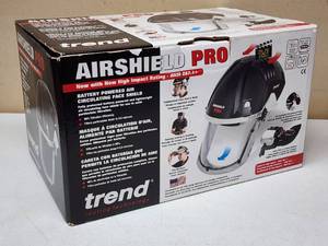 lot 374 image: Trend Cordless Air Shield Pro Full Air Circulating Face Shield