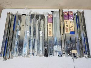 lot 409 image: Assorted Woodworking Drawer Slides