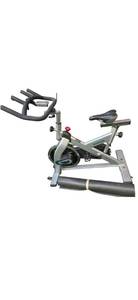 Vision Fitness V-Series Indoor Commercial Spin Bike with Monitor, Mats and Owners Manual (Sold online for over $1000, Used)