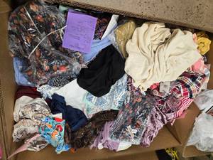 Lot of 300 Womens Clothing (Box-5) See description