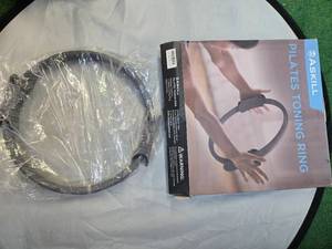 Gray Pilates Toning Ring Askill Lightweight Nonslip Muscle Building Fiberglass