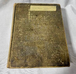 lot 2 image: RARE 1887 Print White House Cookbook