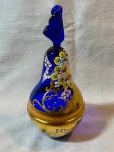lot 8 image: Hand Painted TIS Glass from Bohemia