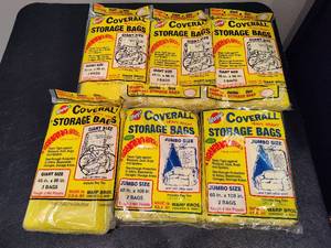 lot 92 image: WARPS Coverall Heavyweight Storage Bags