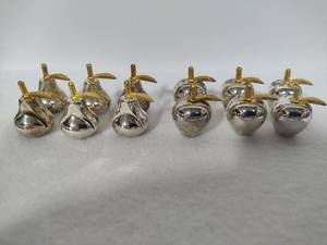 lot 14 image: Vintage Apple & Pear Place Card Holders