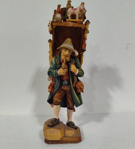 lot 27 image: HANS & ADOLF HEINZELLER Wood Carved Figurine