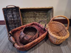 lot 95 image: Assorted Wicker Baskets (5)