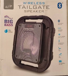 lot 50 image: Wireless Tailgate Speaker New in Box