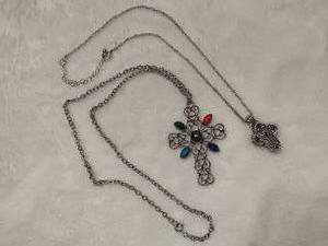 lot 57 image: AVON Cross Pendants  Chains