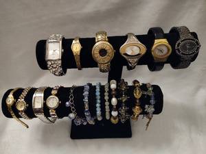 lot 53 image: Assorted Watches & Costume Jewelry