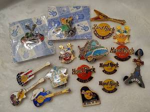 lot 71 image: Hard Rock Cafe & Rock n Roll Hall of Fame Collector Pins
