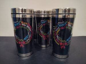 lot 99 image: Holiday Themed Reusable Cups (6)