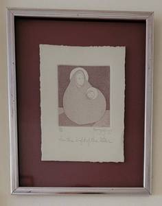lot 102 image: Artist Signed and Numbered Print  Madonna, In the Light of the Star