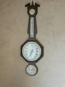 lot 223 image: Retro Wall Hung Barometer