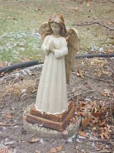 lot 78 image: Ceramic Garden Angel Statue