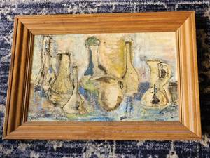 lot 350 image: Organic Brutalist Still Life Original