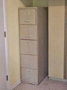 lot 403 image: Five Drawer Filing Cabinet