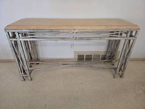 lot 23 image: Contemporary Troy Wesnidge Custom Console Table