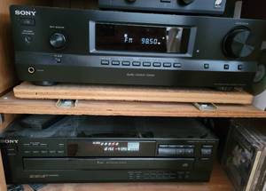 lot 41 image: Sony Stereo Receiver STR-DH130 plus CD Player CDP-C245
