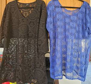 lot 26 image: 2-Sheer Cover-Ups