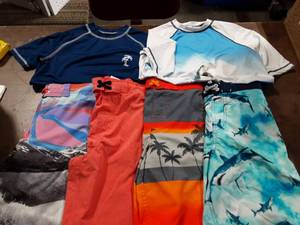lot 36 image: 6-Items Boys Swimwear Size 1012