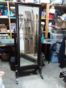 Free Standing Jewelry Armoire/Mirror