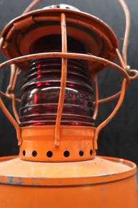lot 31 image: VINTAGE  NSP HAND LANTERN