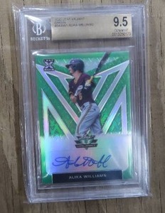 lot 56 image: AUTOGRAPHED ALIKA WILLIAMS BGS GRADED CARD