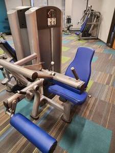 lot 2 image: Life Fitness Seated Leg Curl Machine