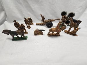 Vintage Rubber Toy Soldiers