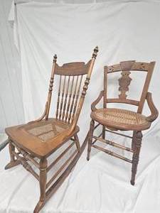 Rocking Chair and Kitchen Chair