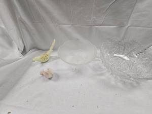 Fenton Hand Painted Glass Birds
