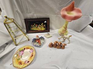 Fenton Hand Painted Vase
