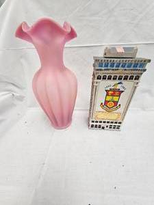 McCormick Porcelain Liquor BottleFenton Vase