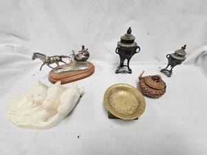 Pewter Christmas and Vintage Incense Burners