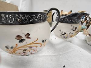 Various Vintage Serving and Figurines