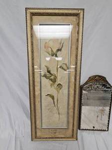 Vintage Picture and Mirror