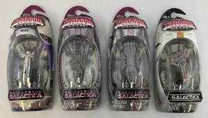 lot 9 image: Misc. Battlester Galactica Titanium Series Die-Cast Miniatures (NIB) (Relisted Do To No Show)