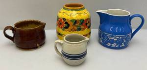 lot 40 image: Misc. Vintage Pottery Pieces Including Crown Ducal & More