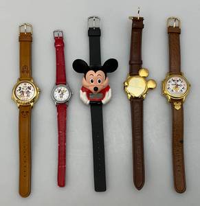 lot 73 image: Misc. Mickey Mouse Collectible Watches
