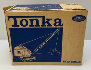 lot 75 image: 1963 Tonka No.514 Dragline Original Box (BOX ONLY)