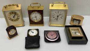 lot 96 image: Misc. Small Table Top Clocks