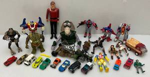 lot 102 image: Misc. Vintage Action Figures
