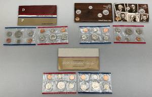 lot 107 image: 1984, 85 & 86  U.S. Mint Uncirculated Coin Sets