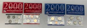lot 113 image: 2000, U.S. Mint Denver & Philadelphia  Uncirculated Coin Sets